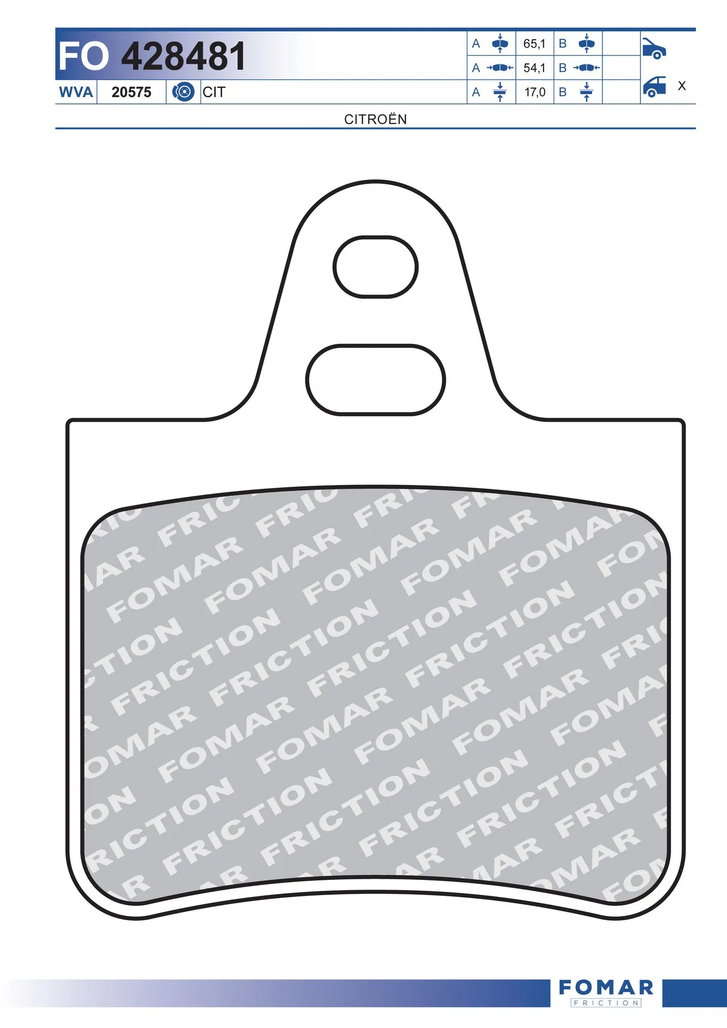 Brake Pad Set, disc brake